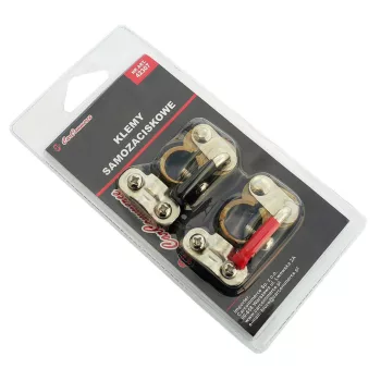 Sárgaréz akkumulátor saru - 2db