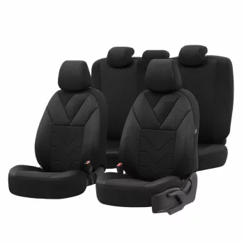   Amio Otom Tempo 1501 Black ülésuzat szett - légzsákos - fekete