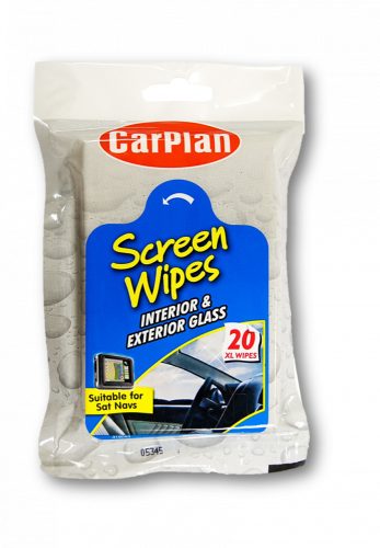 CarPlan üvegtisztító törlőkendő