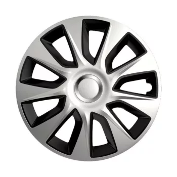   Versaco Stratos 15" dísztárcsa, 4 darabos, ezüst/fekete