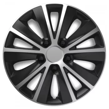   Versaco Dísztárcsa, Rapide Silver & Black 14", 4 darabos garnitúra