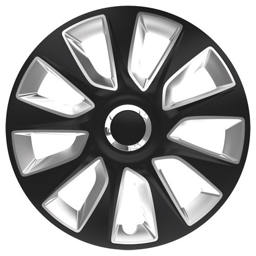 Versaco Stratos 14' Dísztárcsa szett - Fekete-Ezüst színű - 4db