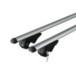 MENABO Brio tetőcsomagtartó, tetőkorlátos autókra, zárható  - alumínium - 120cm