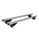 MENABO Brio XL tetőcsomagtartó, tetőkorlátos autókra, zárható  - alumínium - 135cm