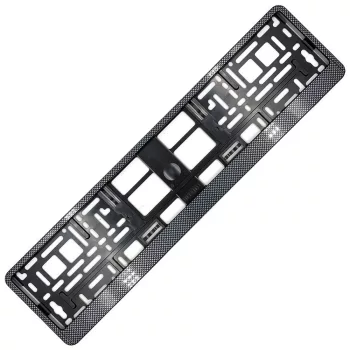 Rendszámtábla keret - carbon - 1db