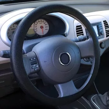 Kormányvédő szilikonos, 33-45cm - fekete