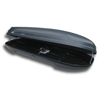   HAKR Magic Line 350 tetőbox, csomagtartó és síbox - fényes fekete - 350l