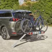 Mottez Zeus V2 kerékpártartó, kerékpárszállító vonóhorogra - 2db kerékpárhoz - eBike kompatibilis