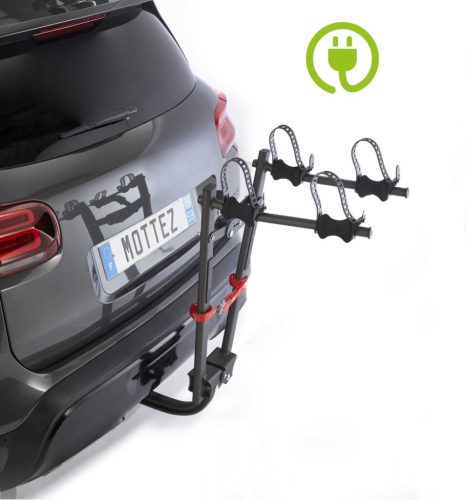 Mottez Jupiter 2 kerékpártartó, kerékpárszállító vonóhorogra (e-bike) - 2db-os