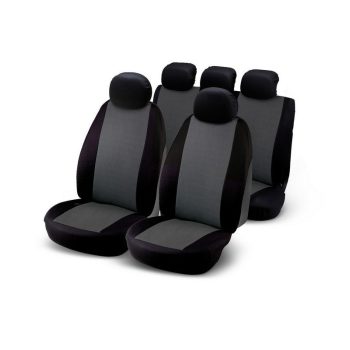   BOTTARI J9 - 9 részes üléshuzat szett, fekete-szürke színben