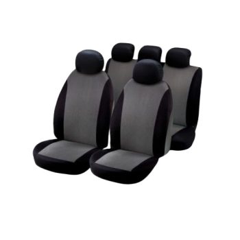   BOTTARI S9 - 9 részes üléshuzat szett, fekete-világosszürke színben