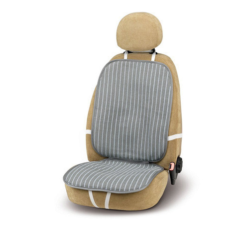 BOTTARI ülésvédő, 1db-os - szürke, fehér csíkos mintával