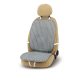 BOTTARI ülésvédő, 1db-os - szürke, fehér csíkos mintával