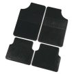 Bottari gumi autószőnyeg - szett - fekete