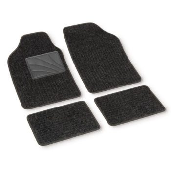   Bottari 4db-os univerzális szövet autószőnyeg szett - fekete