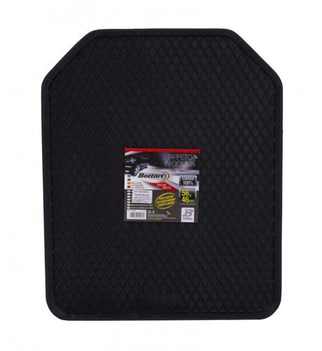 Bottari - gumi autószőnyeg, 1db-os, univerzális, 56x46cm, fekete