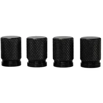 Bottari alu szelepsapka szett - fekete - 4db