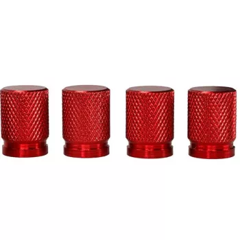 Bottari alu szelepsapka szett - piros - 4db