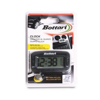   Bottari - digitális óra műszerfalra, univerzális, fekete 