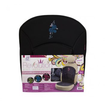   BOTTARI Revolution Glam Generation My Flowers Swiwel ülésvédő - fekete/kék virág - 1db