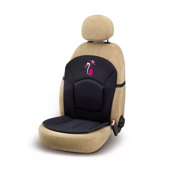  BOTTARI My Sweet Cat ülésvédő, 1db-os - fekete, rózsaszín-fehér cica mintás