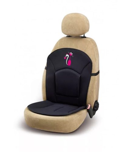 BOTTARI My Sweet Cat ülésvédő, 1db-os - fekete, rózsaszín-fehér cica mintás