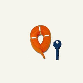 NF úszó kulcstartó - nagy