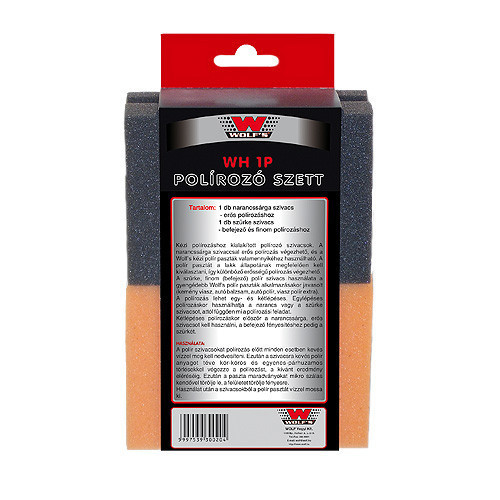 Wolfs polírozó szivacs szett - 2db