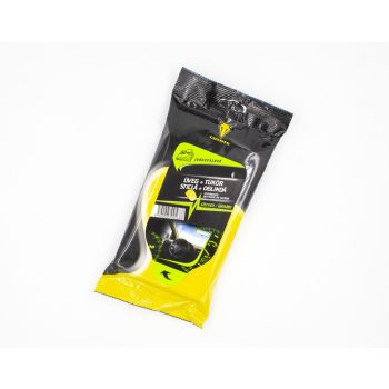 Coyote üveg+tükör tisztító kendő - citrom - 30db