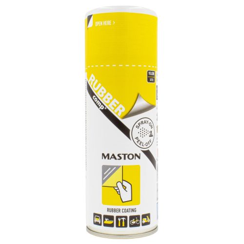 MASTON RUBBERcomp szórható gumibevonat - sárga (selyemfényű) - 400ml