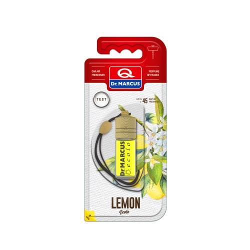 Dr. Marcus Car Ecolo illatosító - Lemon citrom illat - 4,5ml