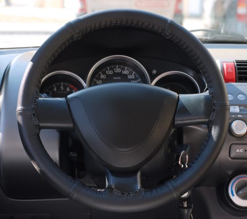 Carpassion bőr varrható kormányvédő - 41-43cm