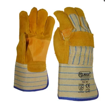 Rock Safety textil-bőr munkakesztyű - párban