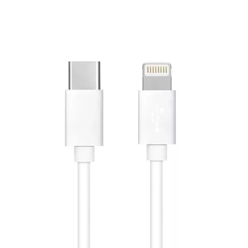 USB-C/Lightning adatkábel - 100cm - fehér