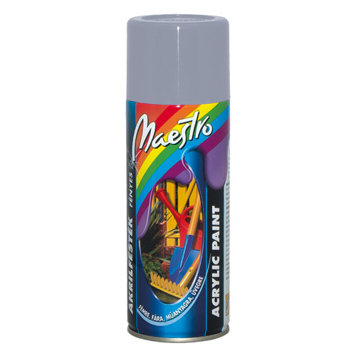 Prevent Maestro akril festék - fényes acélszürke - RAL 7011 - 400ml