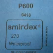 Smirdex 270 vízálló csiszolópapír - 230x280mm - P600