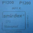 Smirdex 270 vízálló csiszolópapír - 230x280mm - P1200