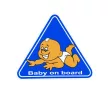 Baby on board matrica