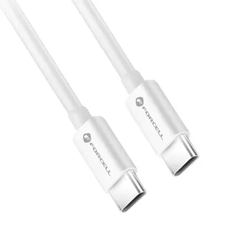   FORCELL C339 Type-C adatkábel - QC4.0 3A/20V PD60W - 200cm - fehér