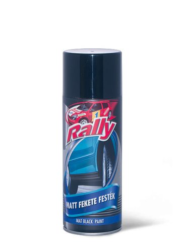 Rally festék - matt fekete - 400ml