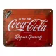 Coca Cola fém tábla - 15x20cm