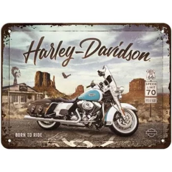 Harley Davidson fém tábla - 15x20cm