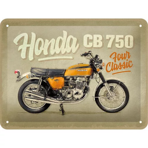 Honda CB 750 fém tábla - 15x20cm