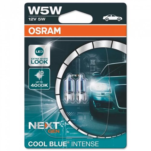 OSRAM Cool Blue Intense NextGen W5W T10 izzó - kék - párban
