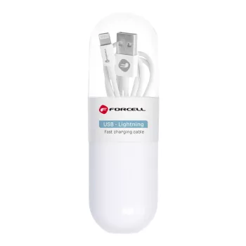 Forcell C316 Lightning mobil kábel - 100cm - fehér