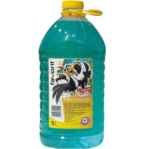 Favorit nyári szélvédőmosó - egzotikus, 5l