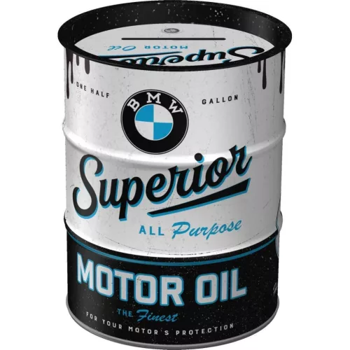 BMW Superior Motor Oil retro fém persely