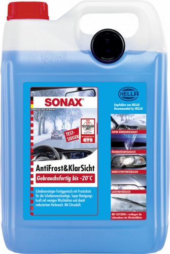 SONAX téli szélvédőmosó - 5l  (-20°C-ig)