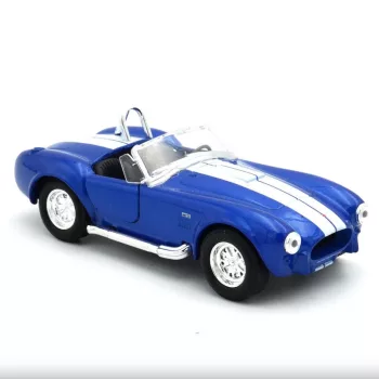 Welly Shelby Cobra dobozos modell autó - kék/fehér