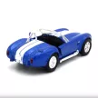 Welly Shelby Cobra dobozos modell autó - kék/fehér